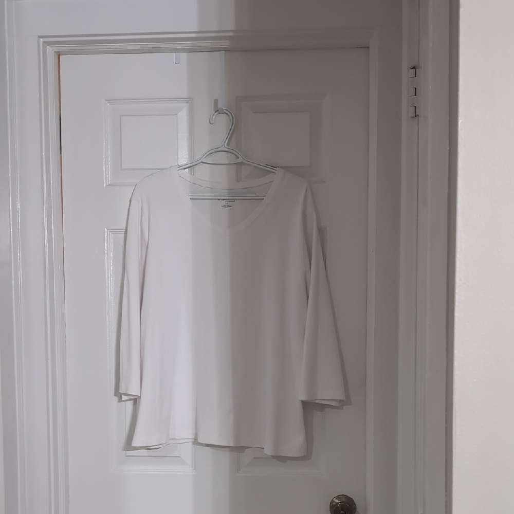 Kim Rogers Cream Long Sleeve Top